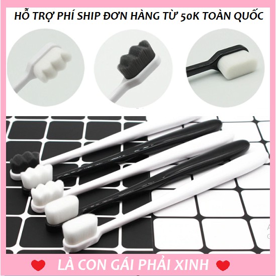 Bàn chải đánh răng với lông tơ siêu mềm (Có Hộp)