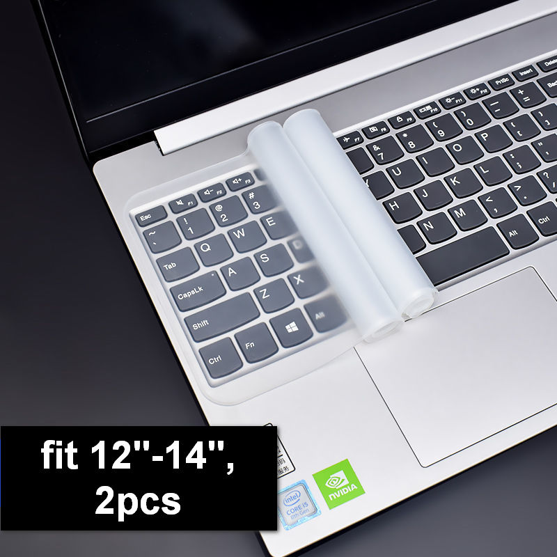 Set 2 Tấm Lót Bảo Vệ Bàn Phím Máy Tính / Notebook 15 14 13 12 10 Inch Chống Bụi Tiện Dụng