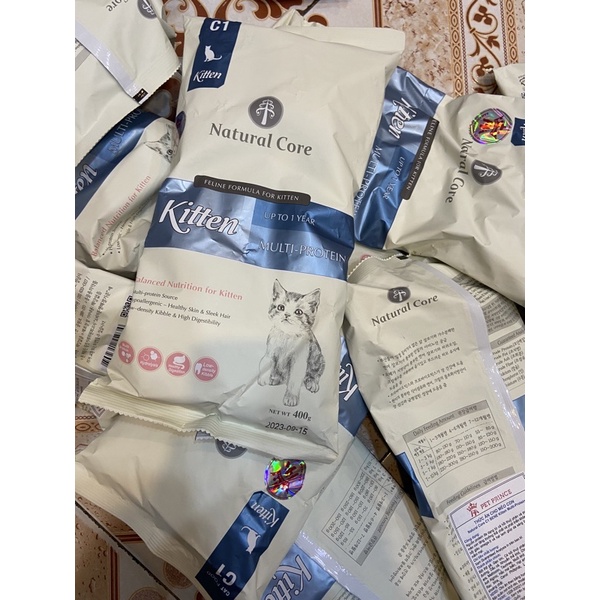 THỨC ĂN HỮU CƠ CHO MÈO CON Natural Core Kitten - 400g