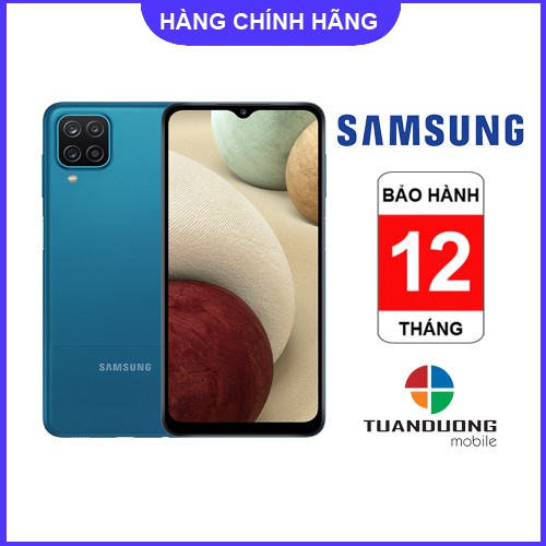 [Mã SKAMPUSH9 giảm 10% đơn 200K] Điện thoại Samsung Galaxy A12 (4GB/128GB) Bảo Hành Chinh Hãng Hàng