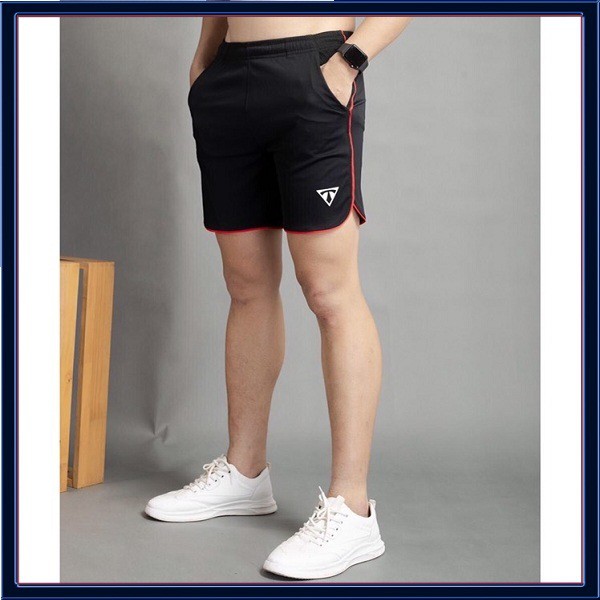 Quần Đùi Thể Thao Nam Line Bầu Vải Thun Lạnh Ts (Nhiều Màu) [NUTTY] quần short thê thao, quần tập gym cao cấp | BigBuy360 - bigbuy360.vn
