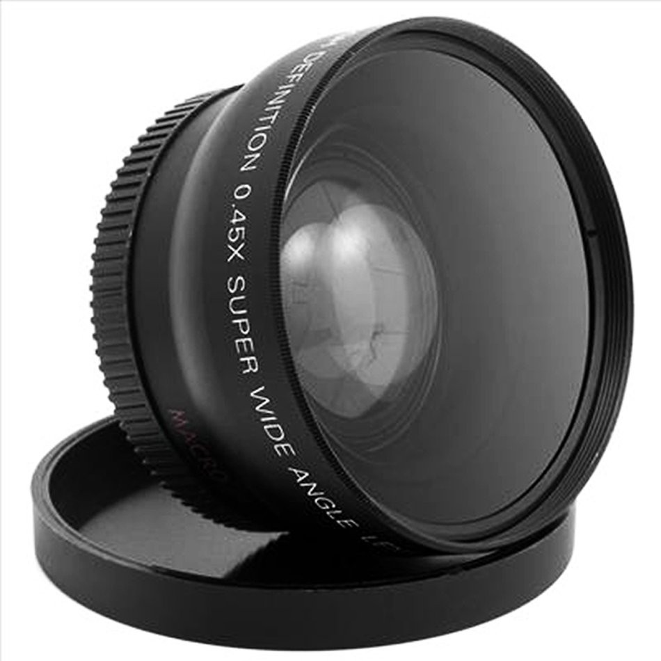 Ống Kính Macro Góc Rộng 52mm 0.45 X Cho Nikon D3200 D3100 D5200 D5100