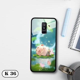 Ốp lưng kính 3D Samsung Galaxy A6 Plus (2018)