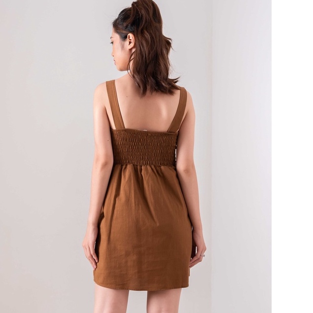 Đầm 2 dây liền chun sau siêu hot - Váy 2 dây dáng ôm mẫu mới 2021 | BigBuy360 - bigbuy360.vn