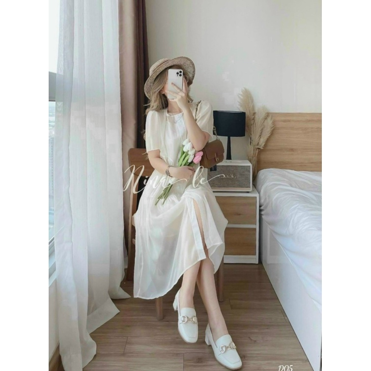 ĐẦM VOAN LÓT COTTON ÚI GIỜI CUỐI TUẦN DẠO PHỐ HAY CAFE CÙNG BẠN BÈ THẬM CHÍ CẢ ĐI BIỂN MÀ DIỆN EM NÀY THÌ XINH PHẢI BIẾT