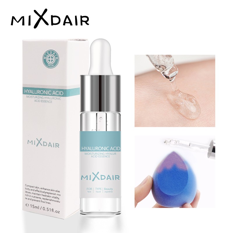 Bộ 3 món kem nền dưỡng ẩm + serum chăm sóc da mặt + bông phấn trang điểm chất lượng cao MIXDAIR | BigBuy360 - bigbuy360.vn