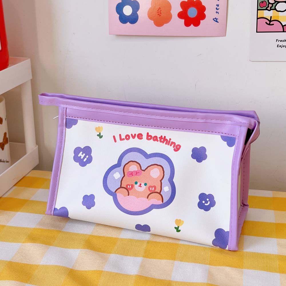 Túi Đựng Bút Chống Thấm Nước Họa Tiết Hoạt Hình Dễ Thương