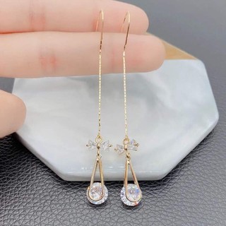 Bông tai pha lê giọt nước cao cấp