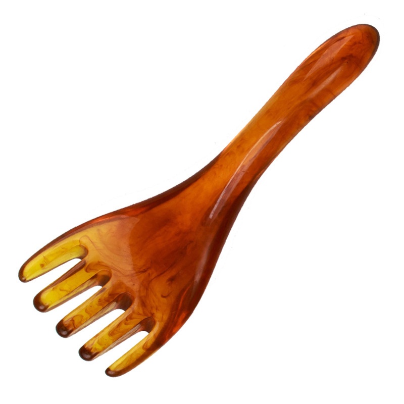Lược Chải Tóc Massage Da Đầu Giảm Căng Thẳng Hình Chữ Y Bằng Nhựa Resin