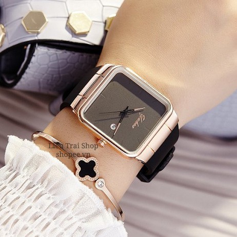 Đồng hồ nữ mặt vuông thời trangYUHAO