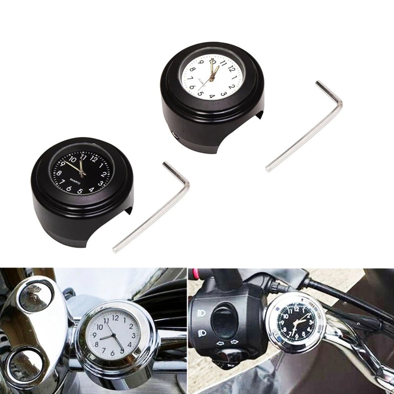 Đồng Hồ Gắn Tay Lái Xe Mô Tô 7 / 8 '' Chống Nước