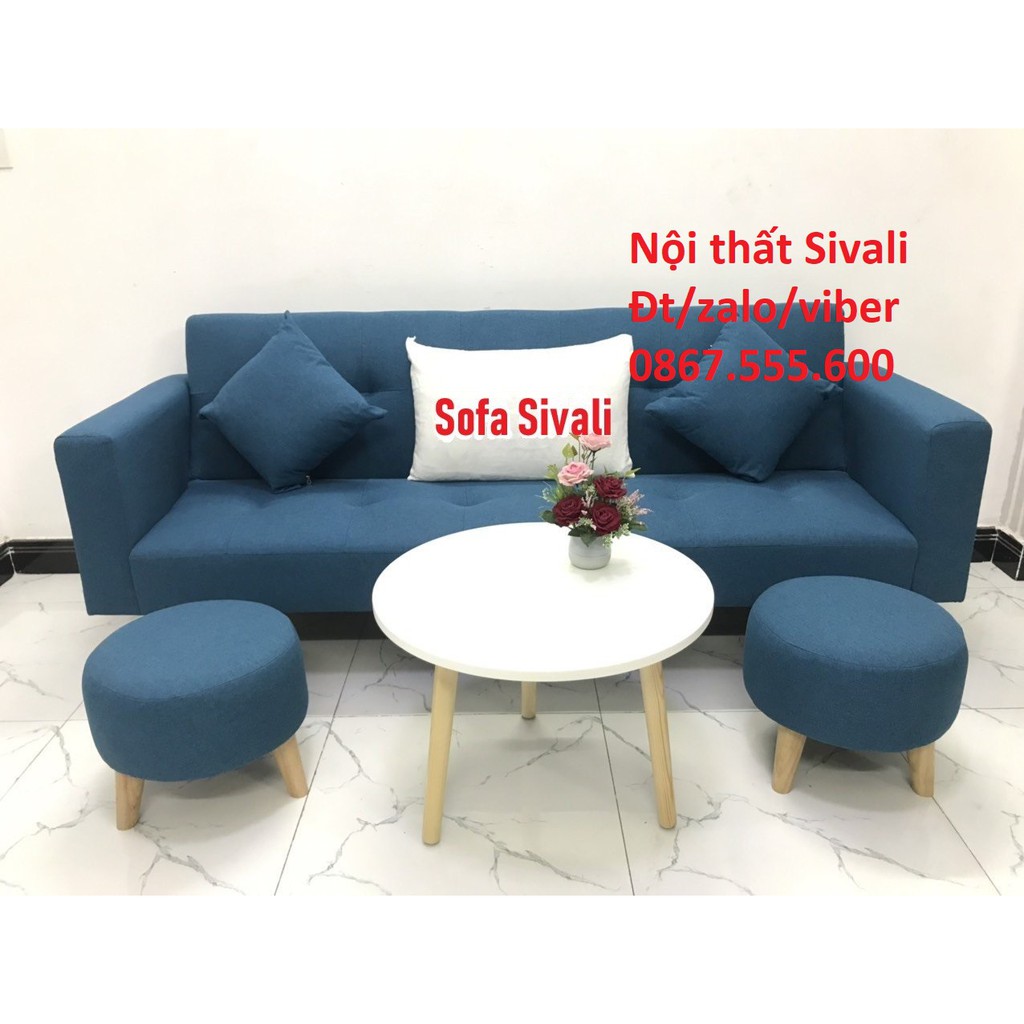 Bộ ghế dài sofa bed tay vịn phòng khách sopha sivali salon