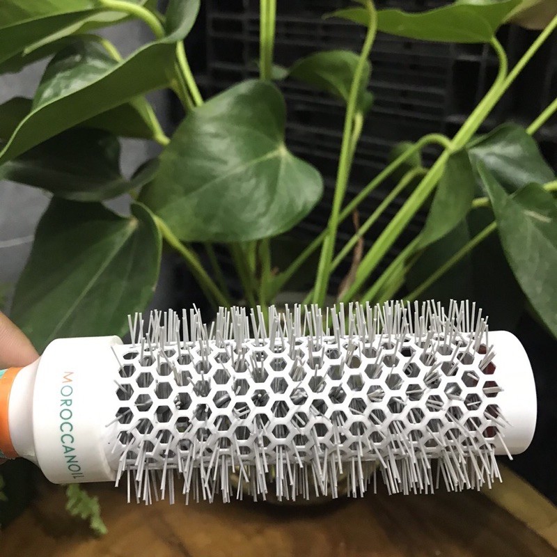 MOROCCANOIL ] LƯỢC TRÒN GỐM SẤY XOĂN MOROCCANOIL CERAMIC ROUND BRUSH CHÍNH HÃNG size 35mm