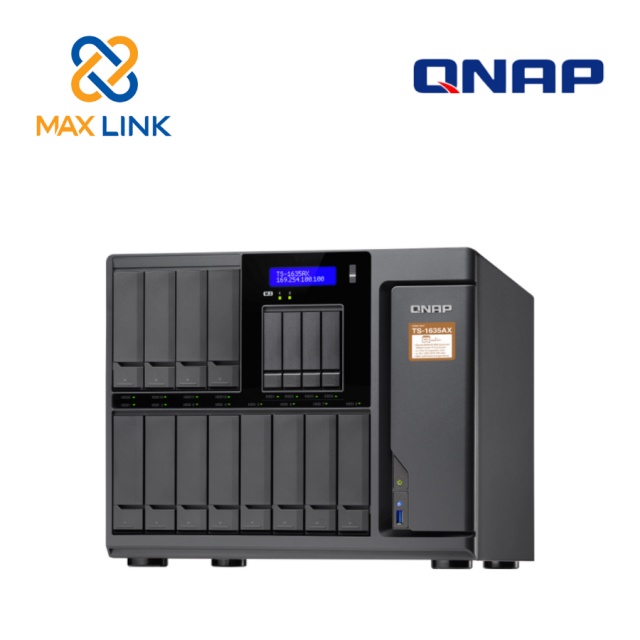Thiết bị lưu trữ mạng NAS Qnap TS-1635AX-8G HÀNG CHÍNH HÃNG