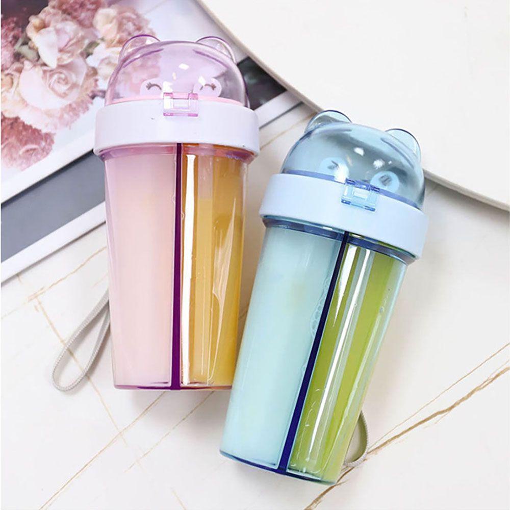 ELEGANT 1 Bình Nước 420ml Không Chứa BPA Hình Gấu Nhỏ Dễ Vệ Sinh