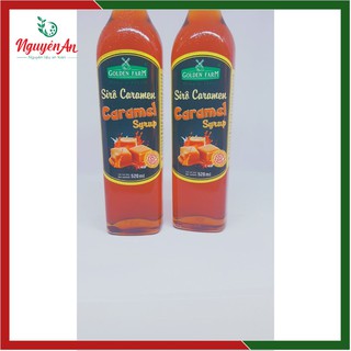 Sirô golden farm caramel 520 ml