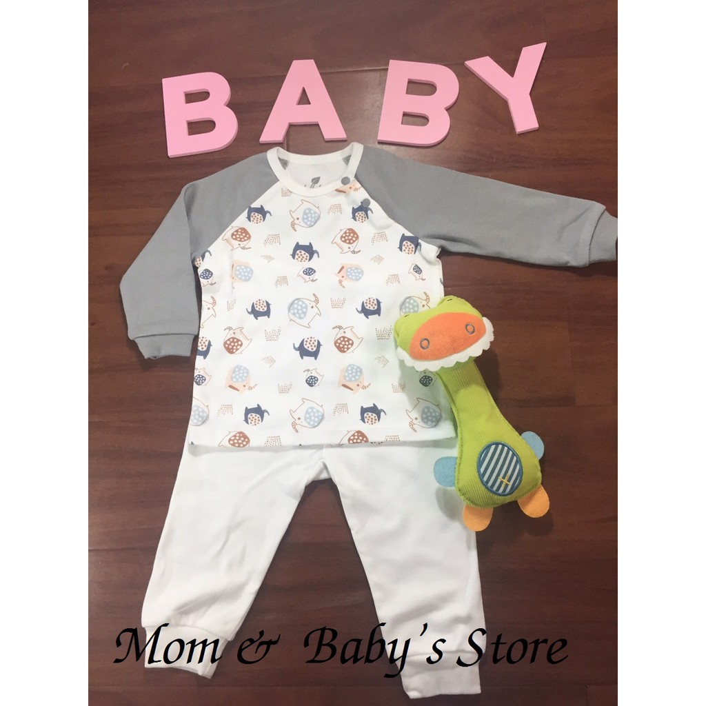 LULLABY - Set 2 Bộ dài tay raglan thu đông vải nỉ