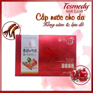 Nước lựu hồng sâm collagen daedong hàn quốc hộp 30 gói - 10ml