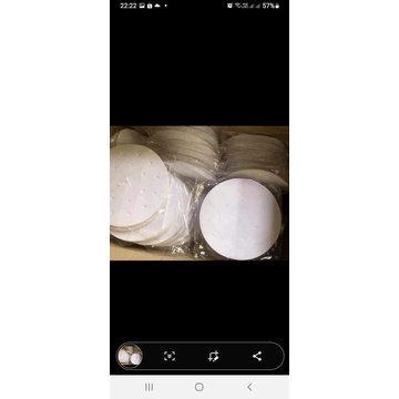 Giấy nến lót nồi chiên không dầu 100 tờ - giấy nến đục lỗ cho nồi chiên không dầu