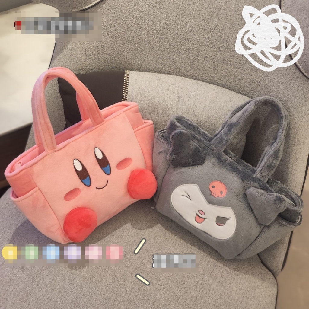 Túi Xách Tay Đựng Đồ Ăn Trưa Họa Tiết Kuromi Dễ Thương Dành Cho Nữ