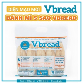 {Gò Vấp}Bánh mì tươi Vbread size M - set 5 ổ
