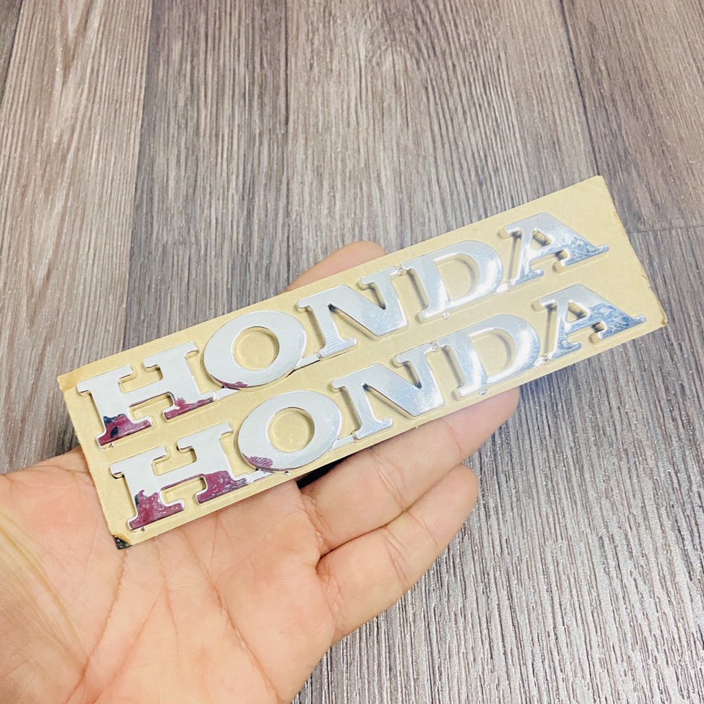 CHỮ HONDA NỔI XI CỨNG TRANG TRÍ XE SIÊU DÍNH