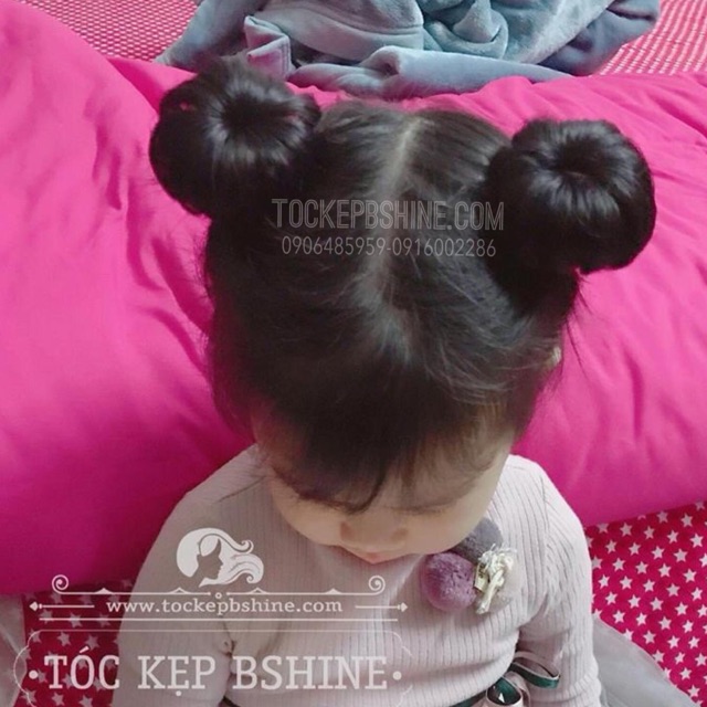 Tóc búi mini cho bé ( 1 đôi)