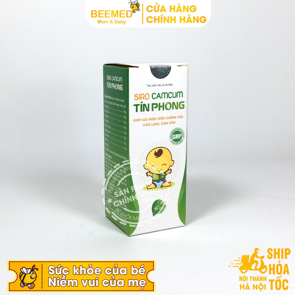 Siro cảm cúm Tín Phong - cải thiện cảm cúm cảm lạnh cho trẻ em chiết xuất từ thảo dược