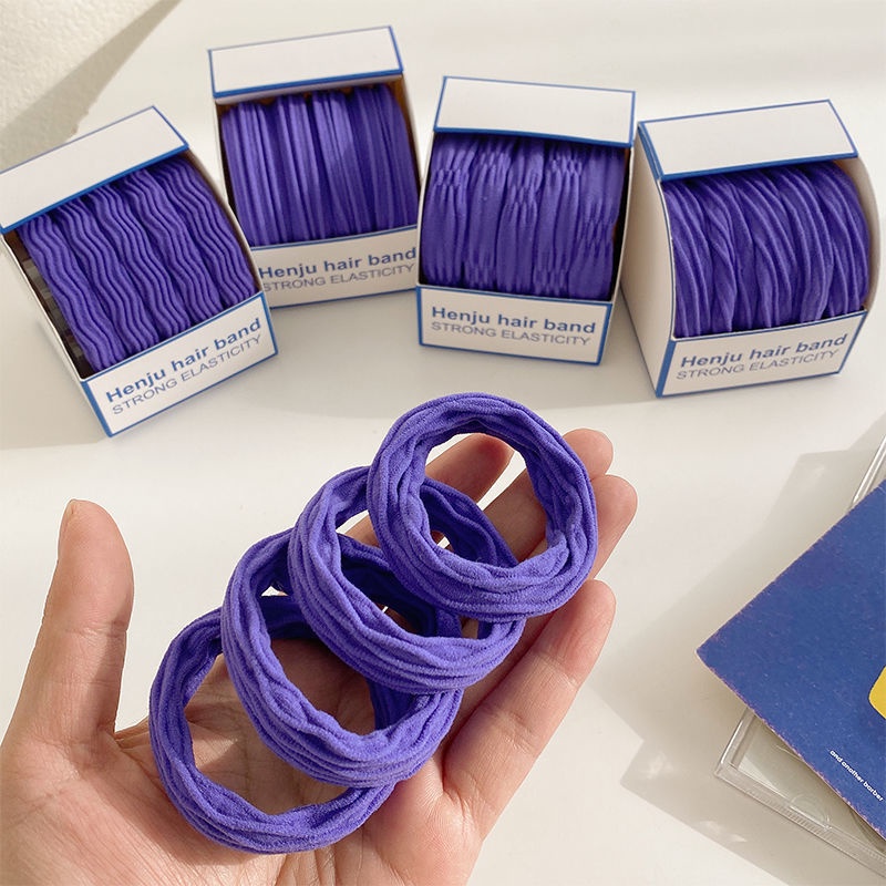 Dây Buộc Tóc Cao Su Co Giãn Tốt Phong Cách Hàn Quốc 2022 Thời Trang Cho Nữ Ốp