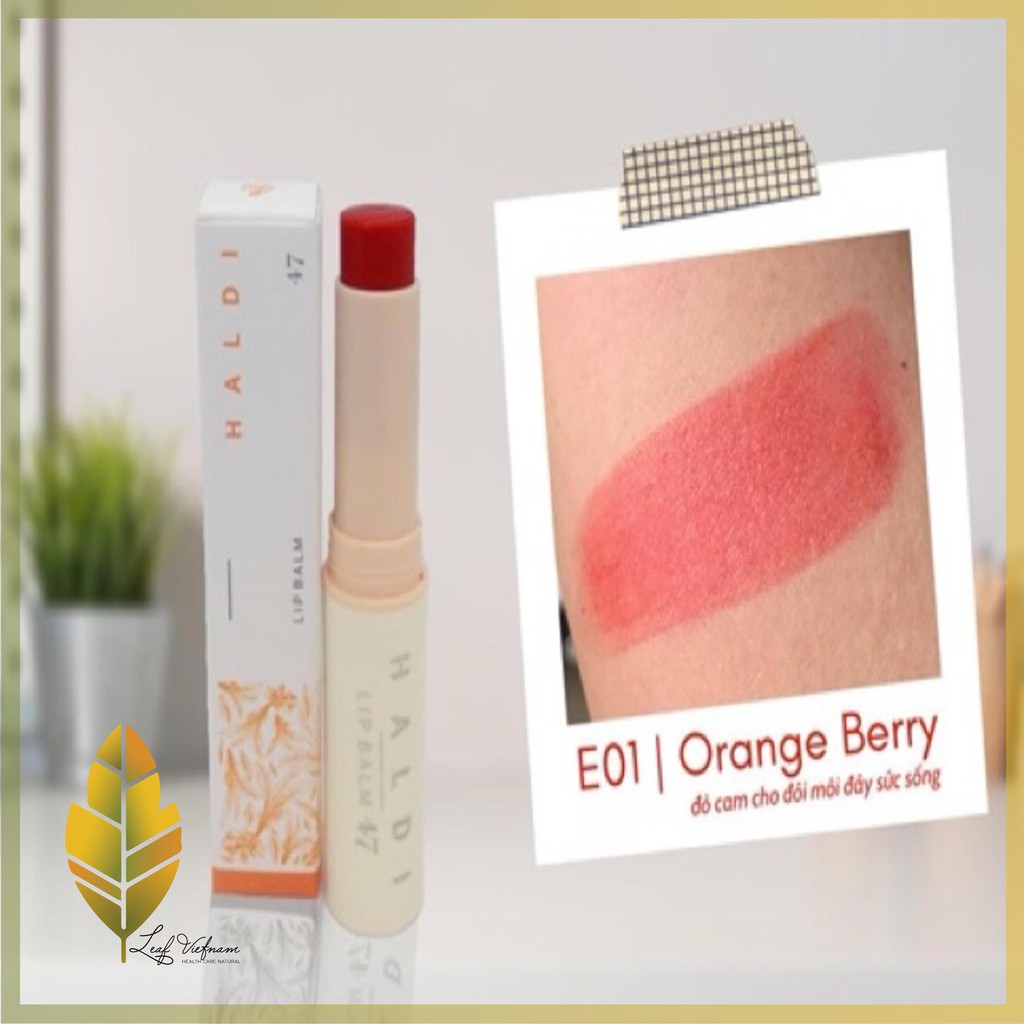 💄 💋  Son dưỡng nghệ Haldi - Epis Màu Đỏ Cam 💄 💋