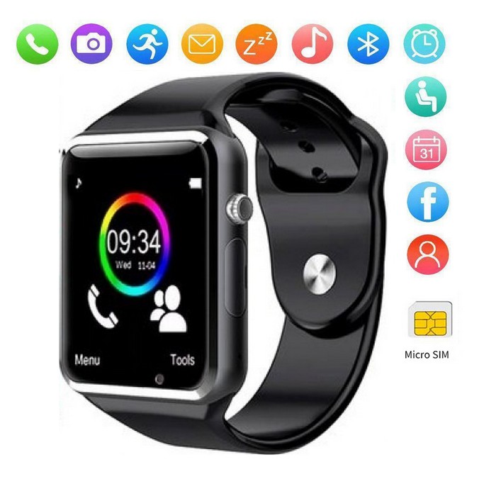 Đồng Hồ Thông Minh Smart Watch W8 Kiểu Dáng Apple Watch Màu Trắng Hỗ Trợ tiếng việt