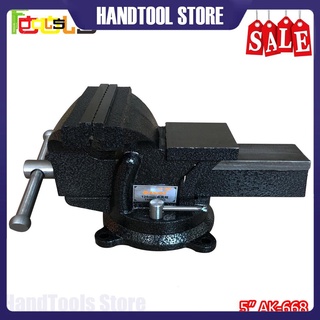 Eto bàn nguội Asaki AK-668 5 inch độ mở 125mm - Eto 5 inch Asaki - Ê tô Asaki