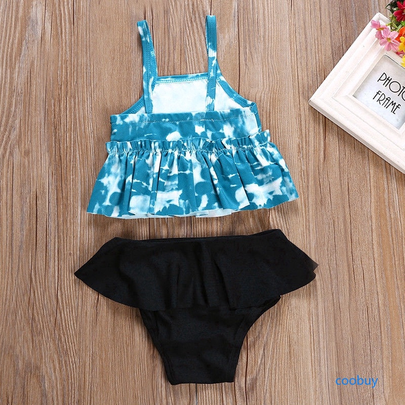 CB❤❤ Kids Baby Girls Swimwear Set Bathing Cute Costume 2PCS