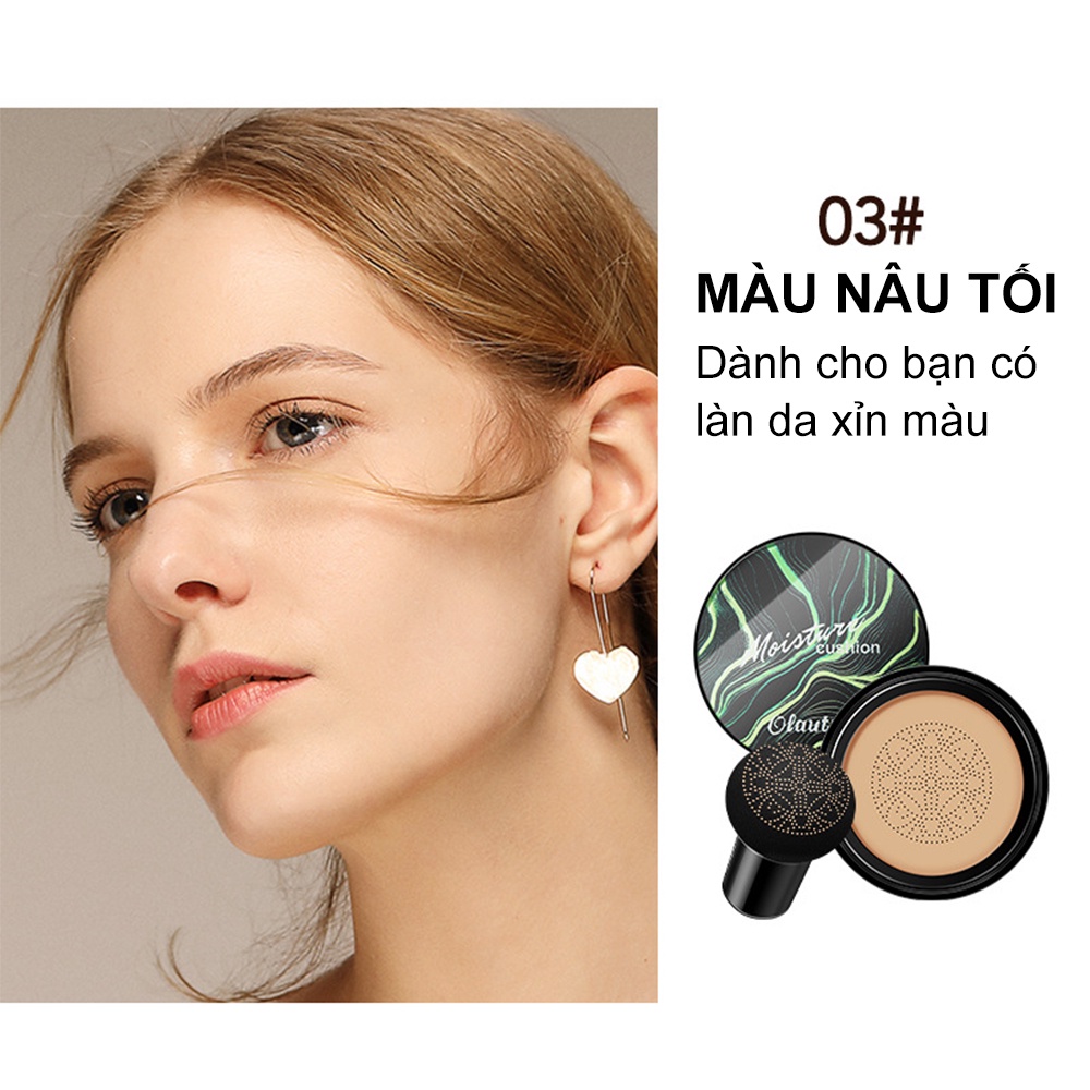 Bb&cc cream / kem nền dạng lỏng đầu nấm che khuyết  mịn màng trang điểm tự nhiên lâu trôi 15g chống nắng air cushion