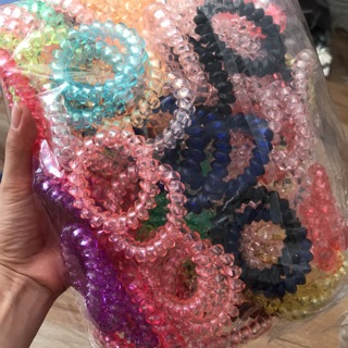 Sỉ 100 dây buộc tóc lò xo hàng loại 1 cao cấp