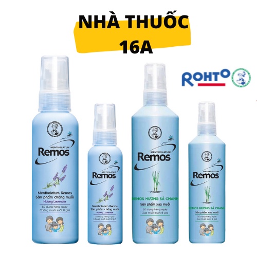 REMOS XỊT PHUN SƯƠNG - HỖ TRỢ XUA MUỖI HIỆU QUẢ SỐ 1 - CHÍNH HÃNG CÔNG TY