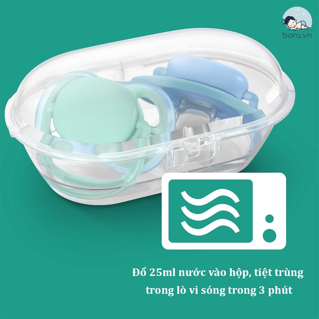 Ti giả chỉnh nha đầu dẹt Philips Avent Ultra Air, Ultra Soft [Cam kết chính hãng]