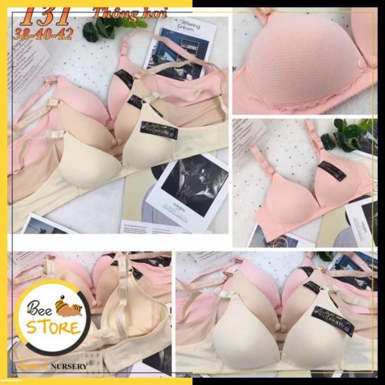 Áo cho con bú mở cúc hàng Thái thông hơi loại đẹp (131)