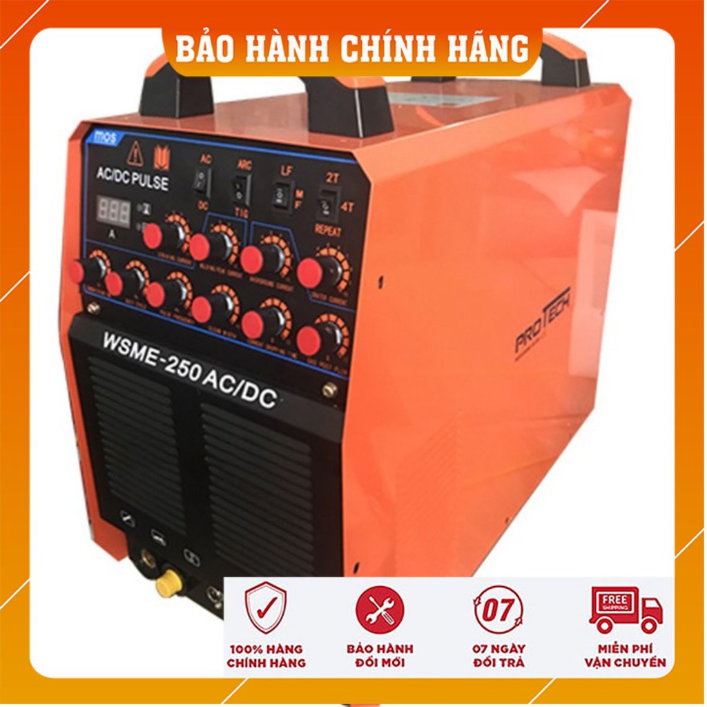 [Hàng xịn] Máy Hàn Tig Protech WSEM250 AC/DC (220V)