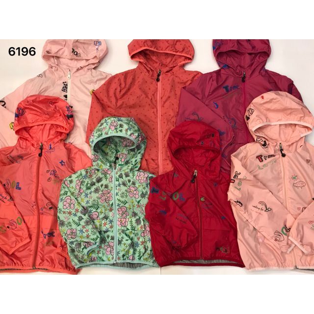 Áo gió 2 lớp bé gái zara size đại 2_14t