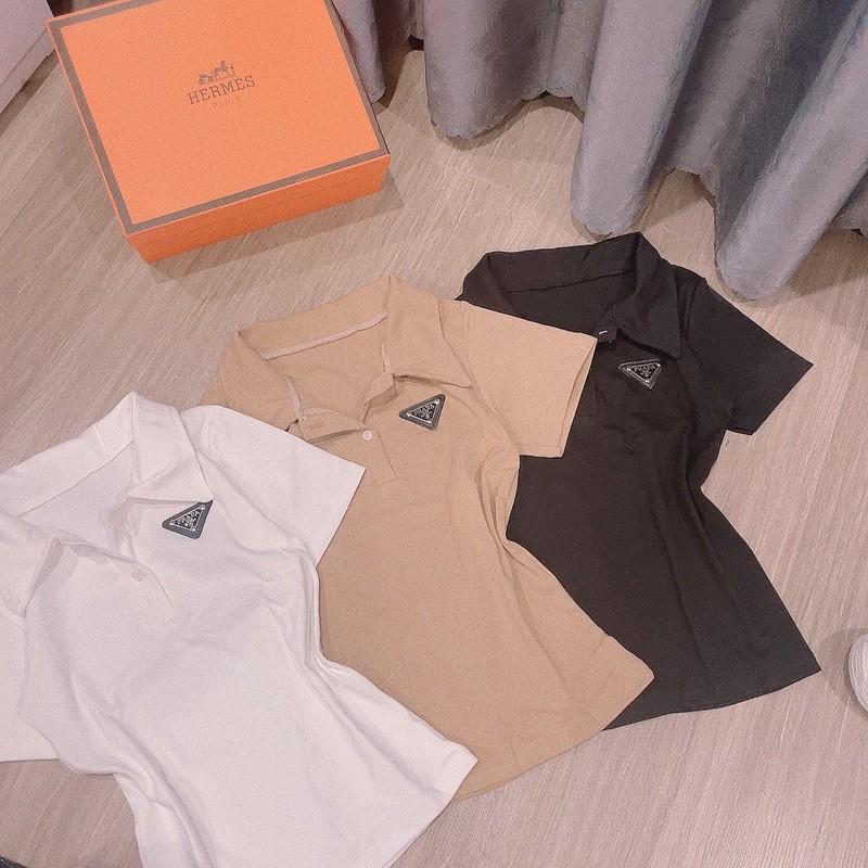 áo thun cổ trụ pradaaaa | BigBuy360 - bigbuy360.vn