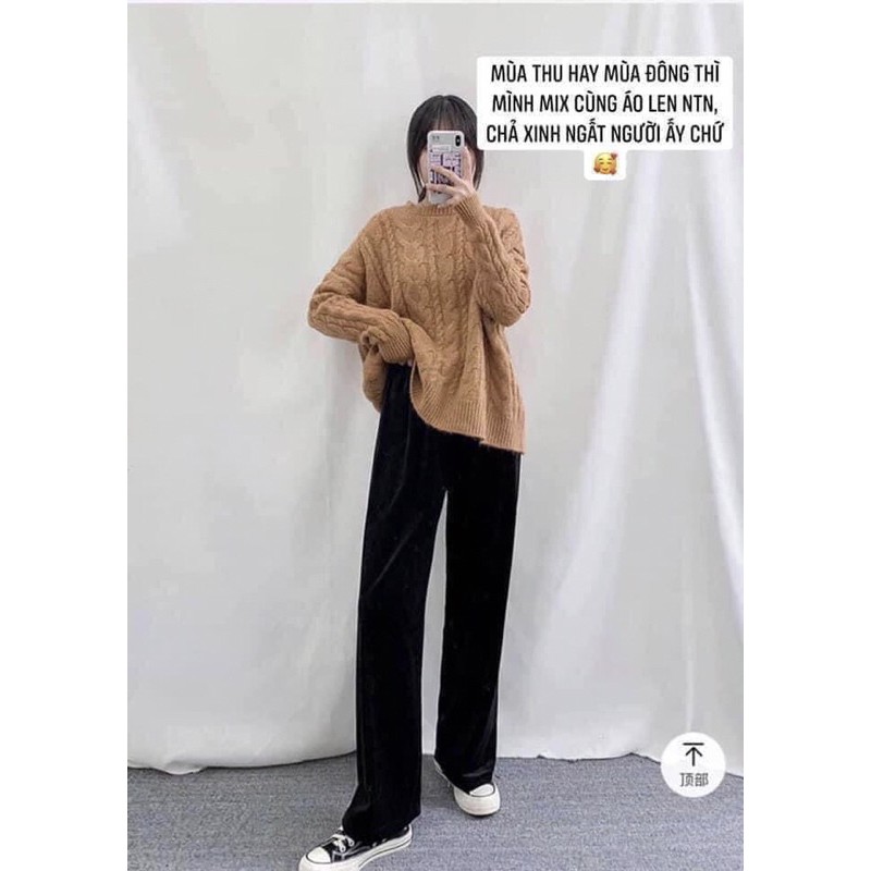 QUẦN CULOTTES SUÔNG DÀI NỮ ĐỦ MÀU