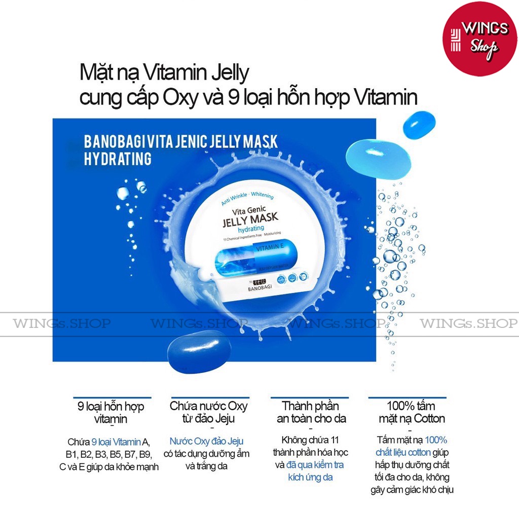 Mặt Nạ Dưỡng Da Banobagi Vita Genic Jelly Mask 30ml | Hàng Chính Hãng | BigBuy360 - bigbuy360.vn