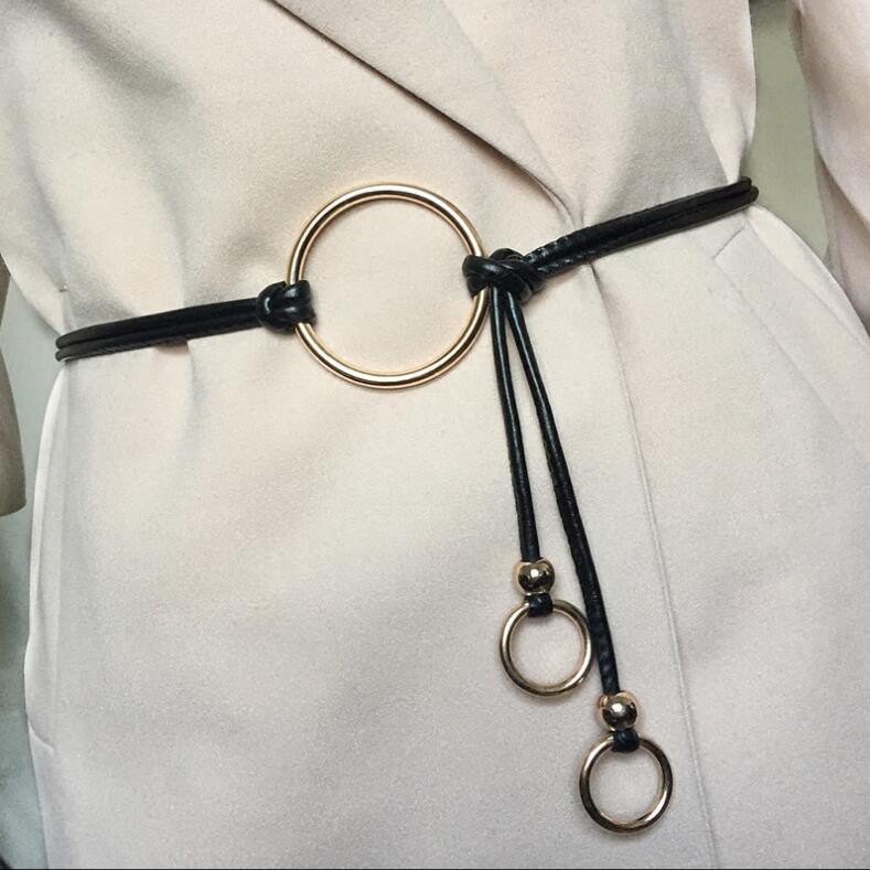 Mix And Match, All-Match Women's Ring Thin Belt, Women's Decorative Dress Pendant, Women's Waist C