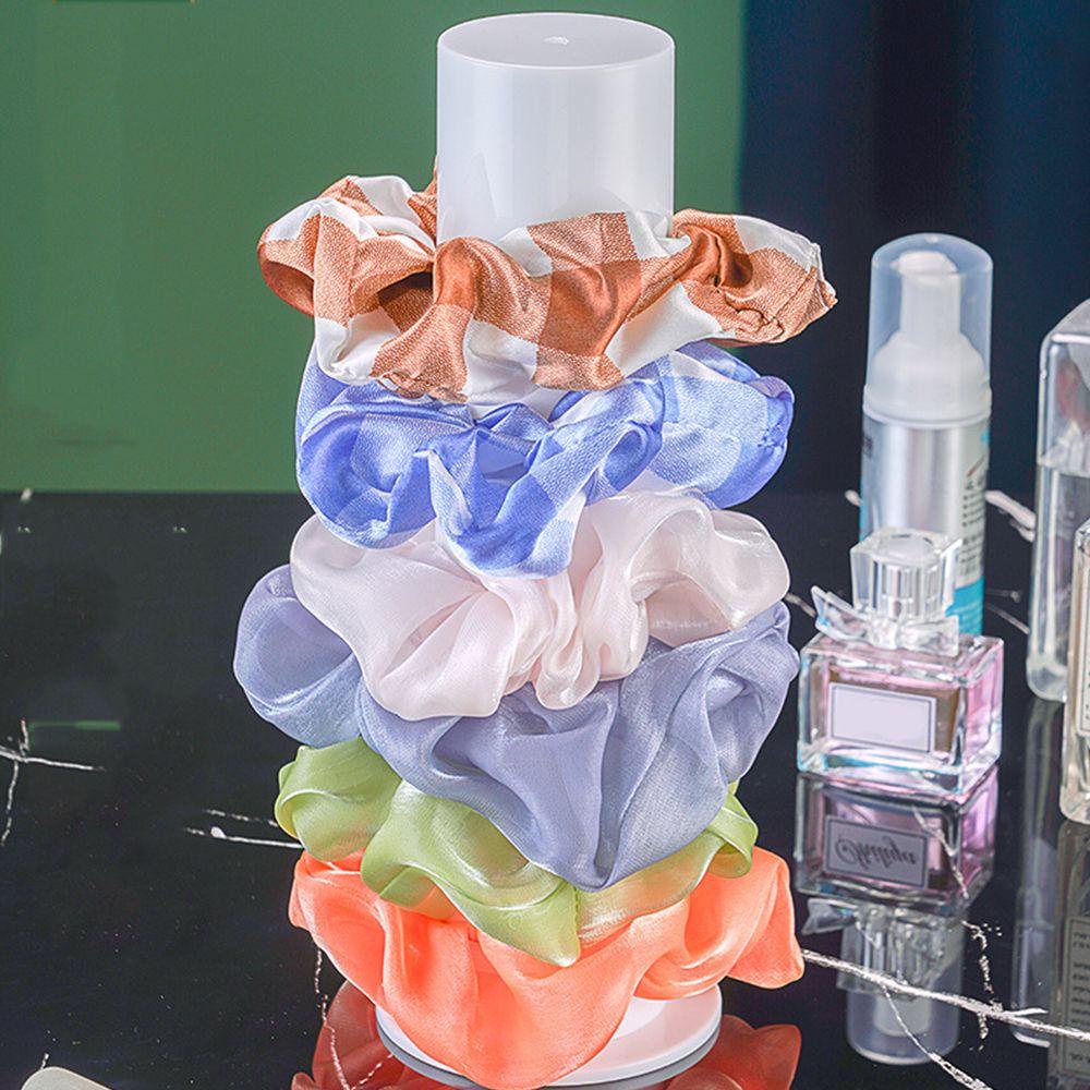 ANEMONE Giá Đỡ Trưng Bày Dây Buộc Tóc / Nhẫn Hình Trụ Bằng Acrylic