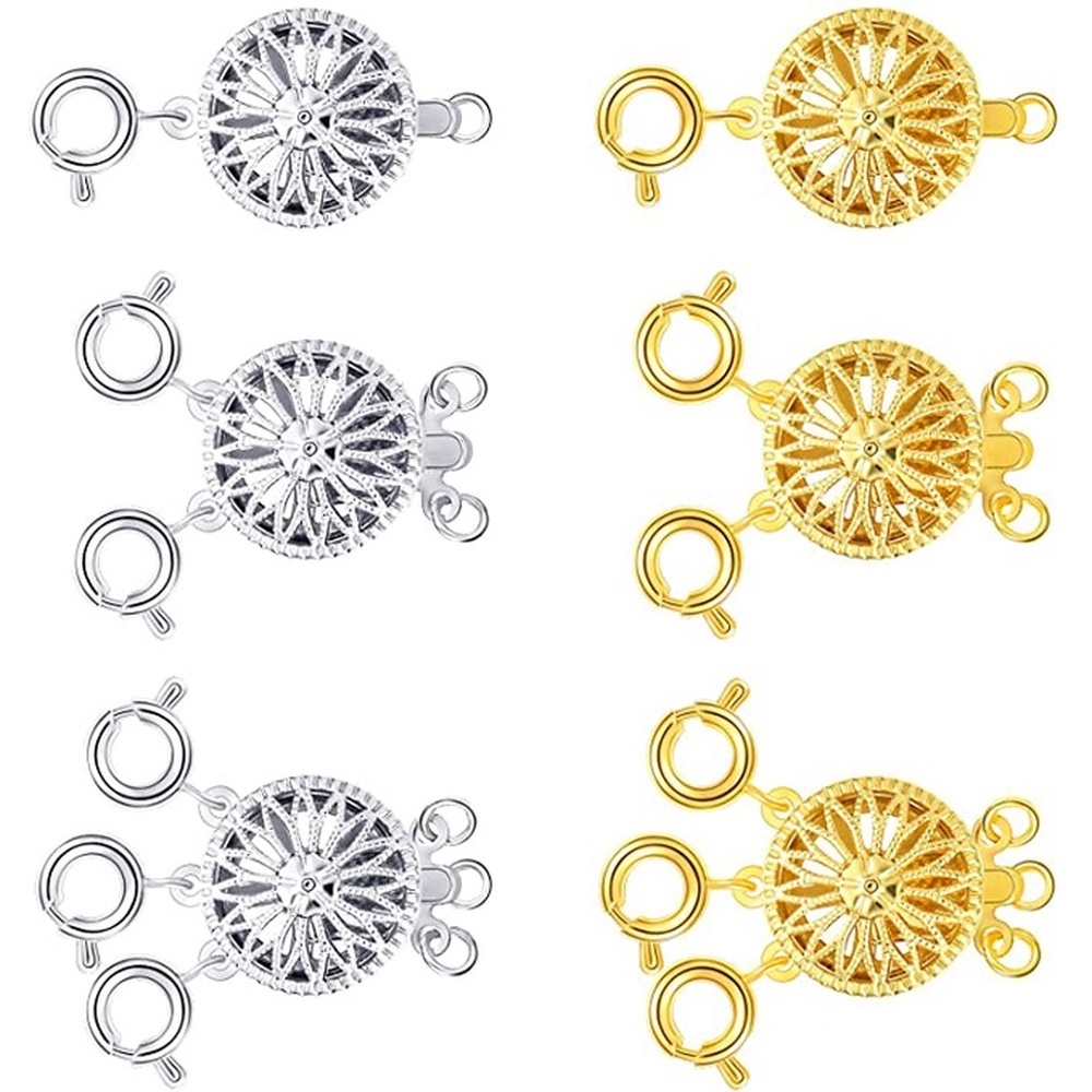 Khóa Cài Nhiều Lớp Mạ Điện Chuyên Dụng Cho Vòng Tay / Vòng cổ