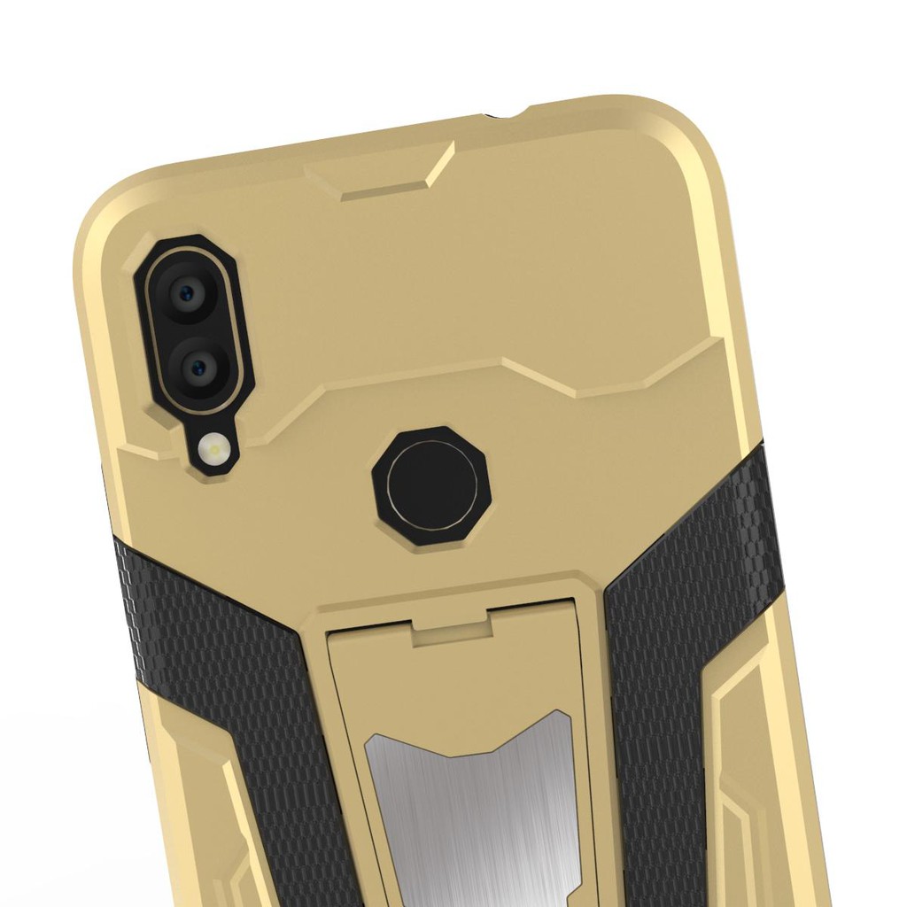 Ốp lưng Redmi Note 7 / 7 Pro / Note 11 Pro chống sốc Iron Man Ver 2 cao cấp siêu bền giá đỡ xem phim
