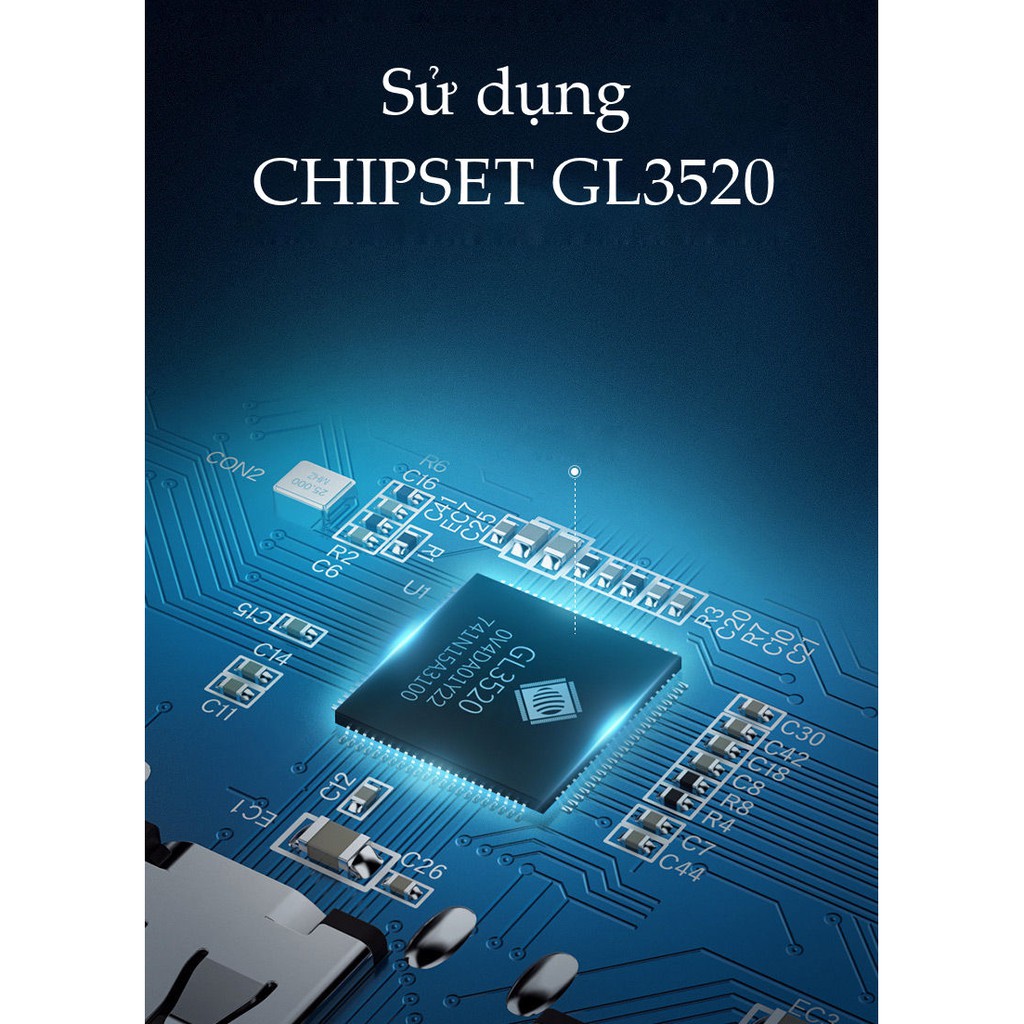 Bộ chia USB 3.0 ra 4 cổng UGREEN 50768 vỏ nhôm, dài 15cm, hỗ trợ đọc ổ cứng HDD, SSD lên tới 6TB | BigBuy360 - bigbuy360.vn