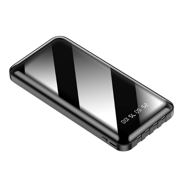 Pin sạc dự phòng 20000mAh YM276S 4 cổng kết nối nhỏ gọn di động tích hợp dây cáp sạc tiện dụng tương thích Android/IOS