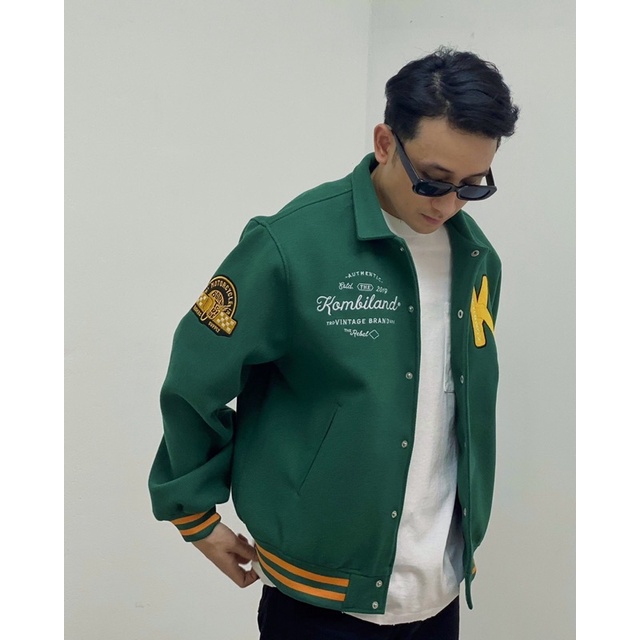 Kombiland áo khoác varsity Manufaturing